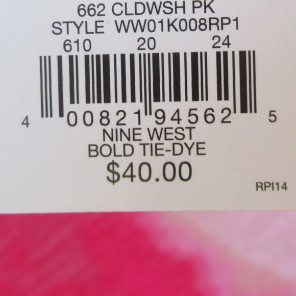 Relisted Nine West stretch tie dye print top size XXL - Picture 10 of 13